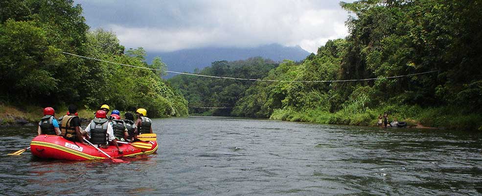 Boat trip in the river