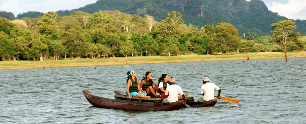 Boat trip in the river